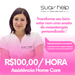Massoterapeuta - Sessão personalizada de 1h - Home Care R$100,00